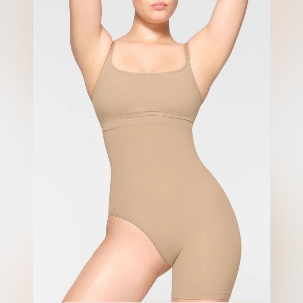 SKIMS Tan Shapewear Bodysuit
